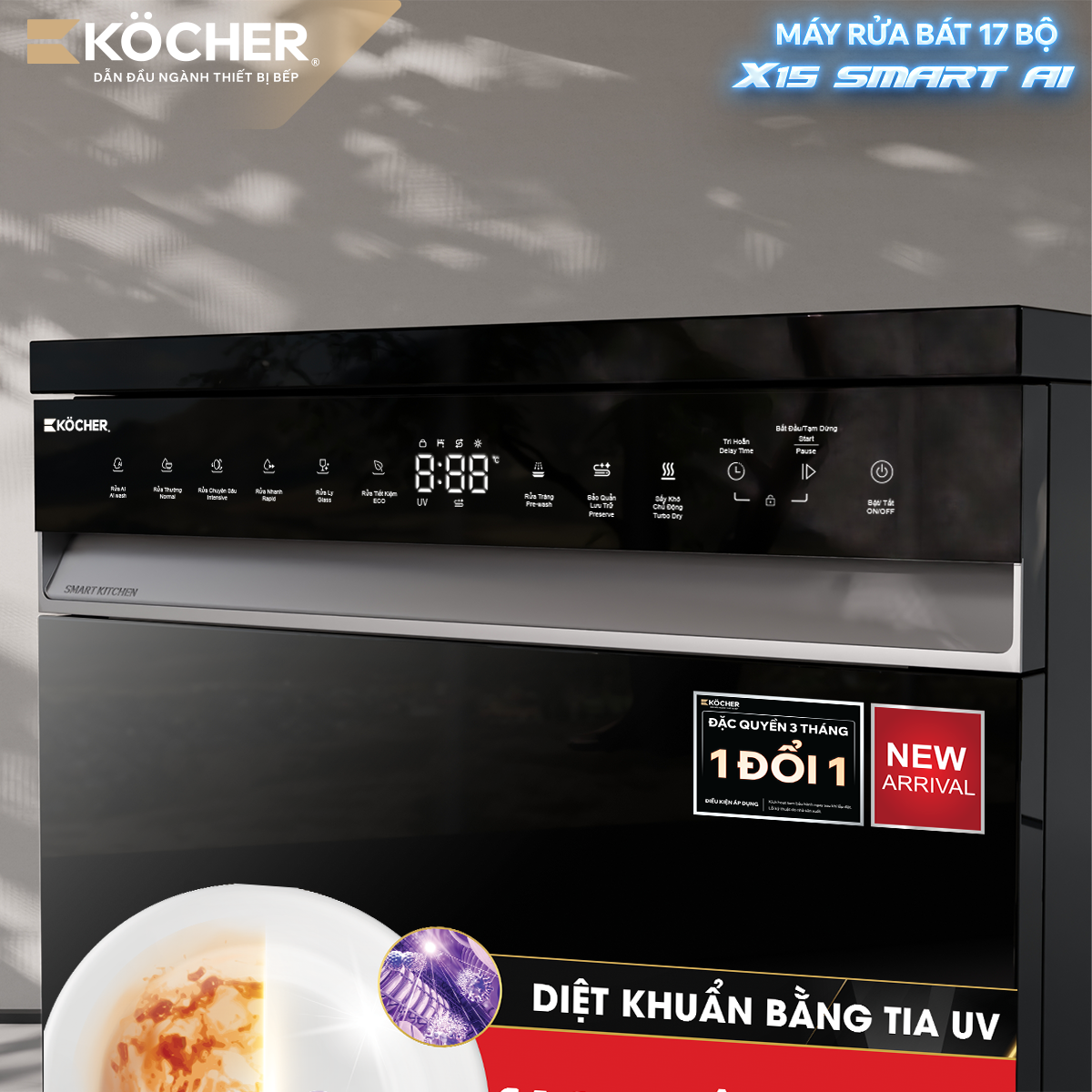 MÁY RỬA BÁT X15 SMART AI MÁY RỬA BÁT X15 SMART AI