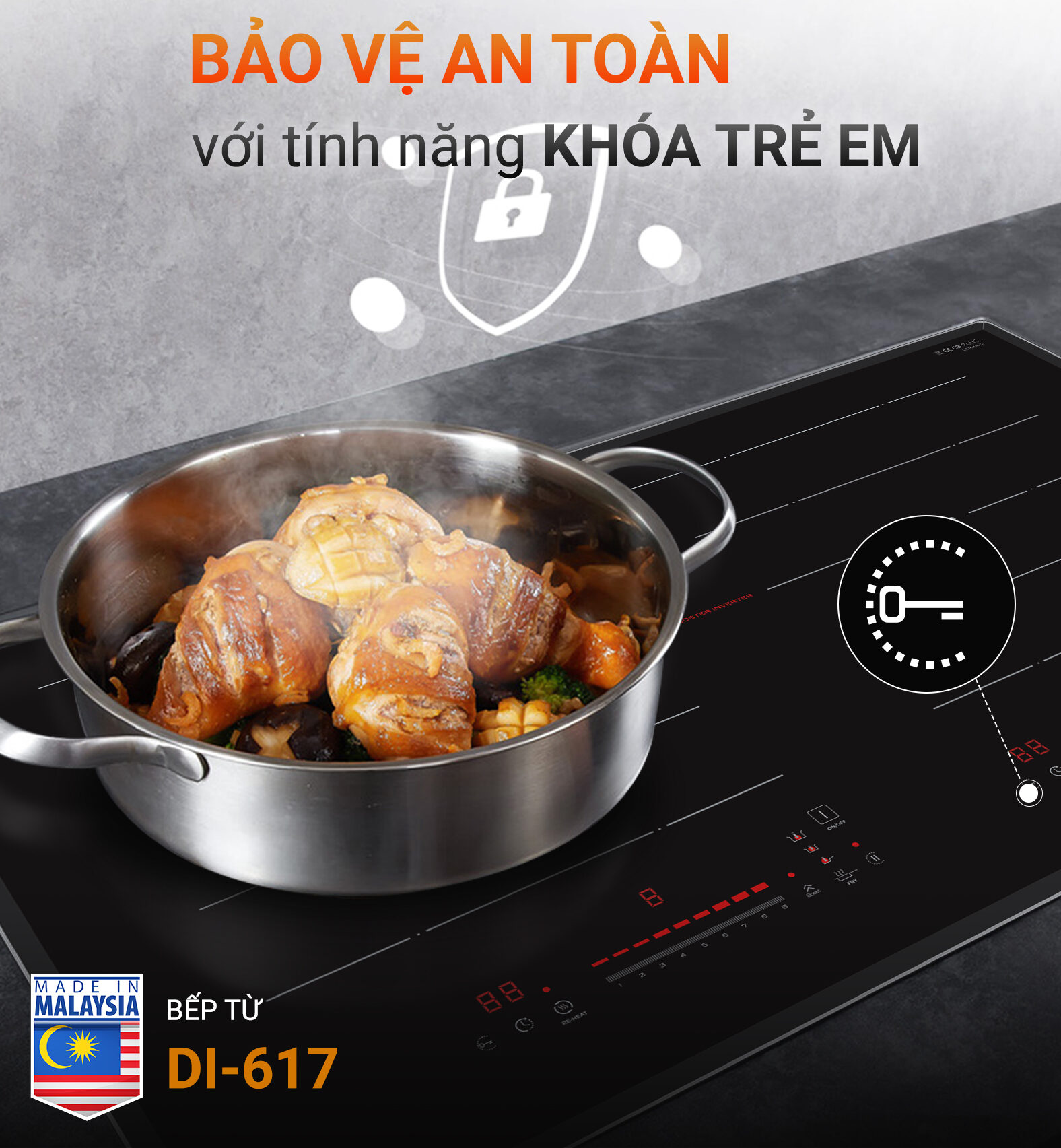 BẾP TỪ DI-617 BẾP TỪ DI-617