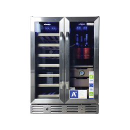 TỦ BẢO QUẢN RƯỢU – CIGAR KCWEU-3338 (SIDE BY SIDE 120L)